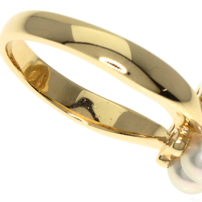 MIKIMOTO Pearl Pearl Ring K18 Yellow Gold Ladies [Used]