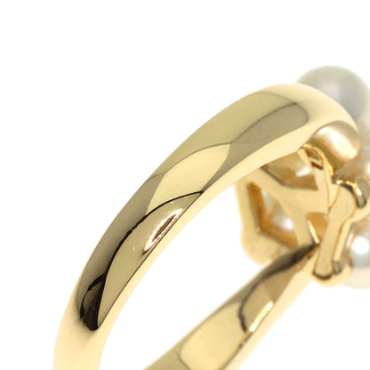 MIKIMOTO Pearl Pearl Ring K18 Yellow Gold Ladies [Used]