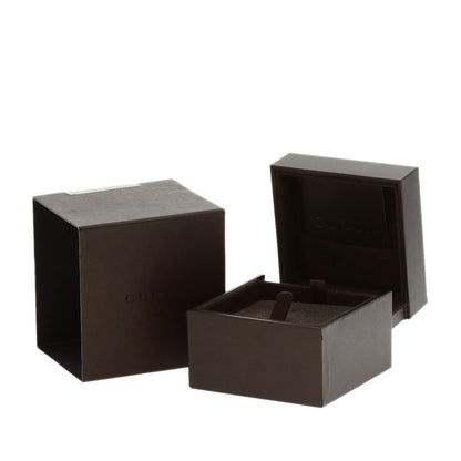 GUCCI GG Icon Wide #27 Ring K18 White Gold mens [Used]