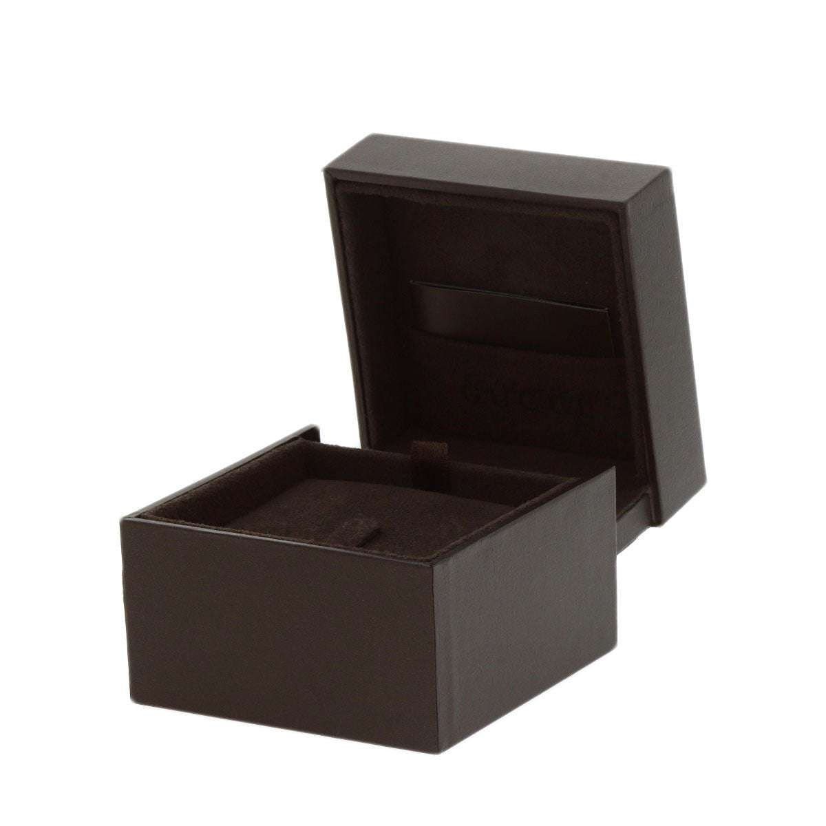 GUCCI GG Icon Wide #13 Ring K18 White Gold Ladies [Used]