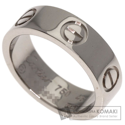 CARTIER love ring #48 Ring K18 White Gold Ladies [Used]