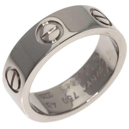 CARTIER love ring #48 Ring K18 White Gold Ladies [Used]