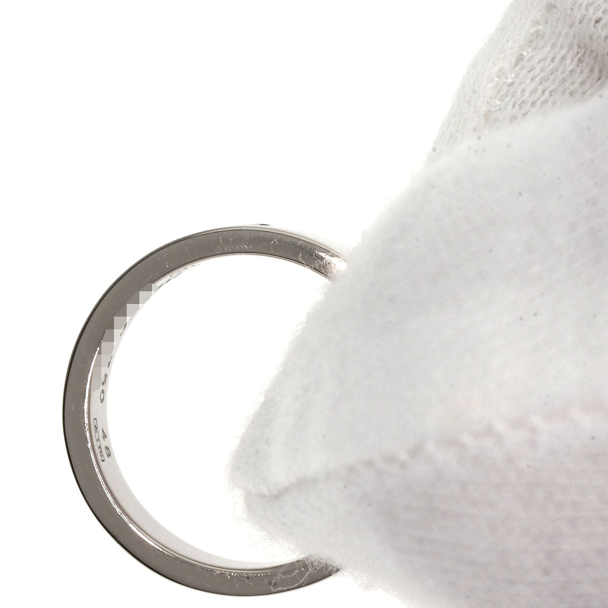 CARTIER love ring #48 Ring K18 White Gold Ladies [Used]