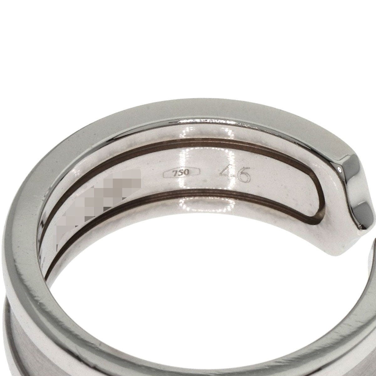 CARTIER C2 #46 Ring K18 White Gold Ladies [Used]