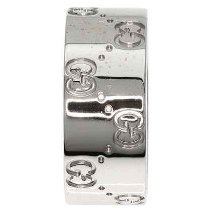 GUCCI   Icon Wide #20 Ring  K18 White Gold unisex [Used]
