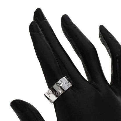GUCCI   Icon Wide #20 Ring  K18 White Gold unisex [Used]