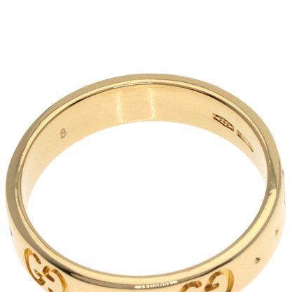 GUCCI アイコン #8 Ring K18 Yellow Gold Ladies [Used]