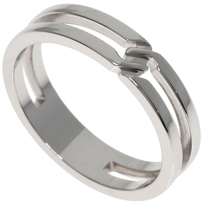 GUCCI Infinity #7 Ring K18 White Gold Ladies [Used]