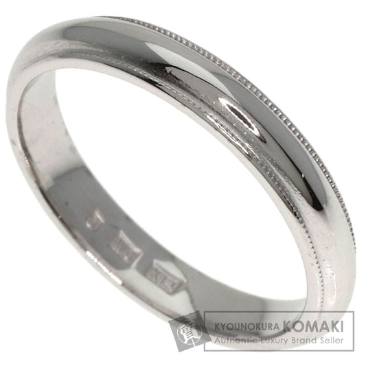 MIKIMOTO Milgrain Marriage Ring K14 White Gold Ladies [Used]