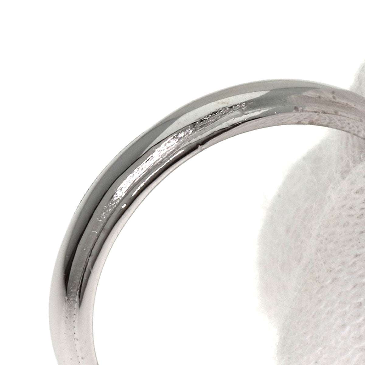 MIKIMOTO Milgrain Marriage Ring K14 White Gold Ladies [Used]