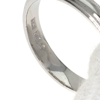 MIKIMOTO Milgrain Marriage Ring K14 White Gold Ladies [Used]