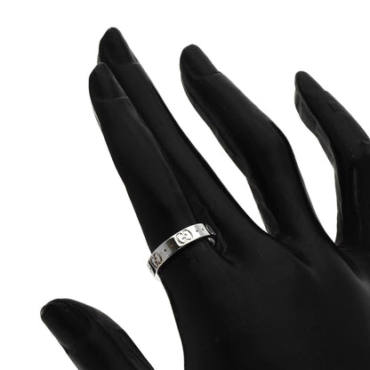 GUCCI Icon # 11 Ring K18 White Gold Ladies [Used]