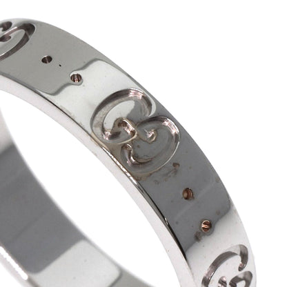 GUCCI Icon # 11 Ring K18 White Gold Ladies [Used]