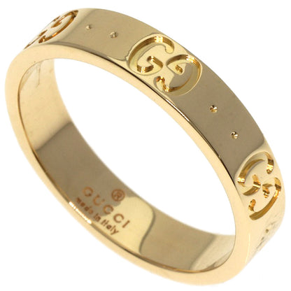 GUCCI Icon # 13 Ring K18 Yellow Gold Ladies [Used]