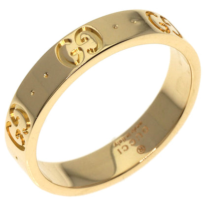GUCCI Icon # 13 Ring K18 Yellow Gold Ladies [Used]