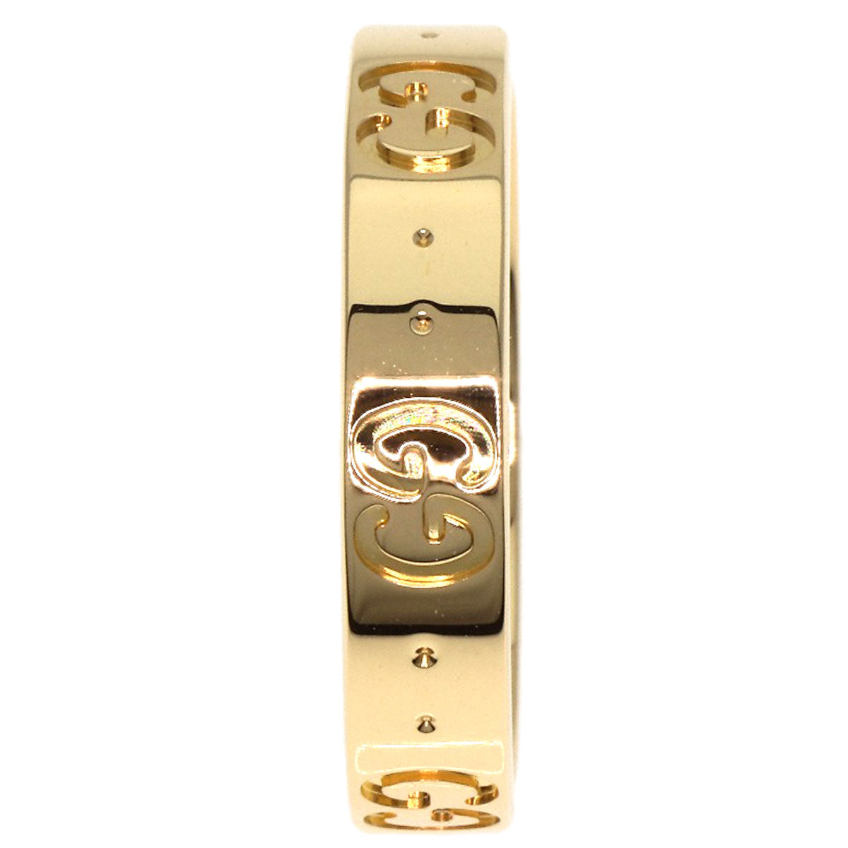 GUCCI Icon # 13 Ring K18 Yellow Gold Ladies [Used]