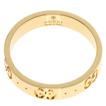 GUCCI Icon # 13 Ring K18 Yellow Gold Ladies [Used]
