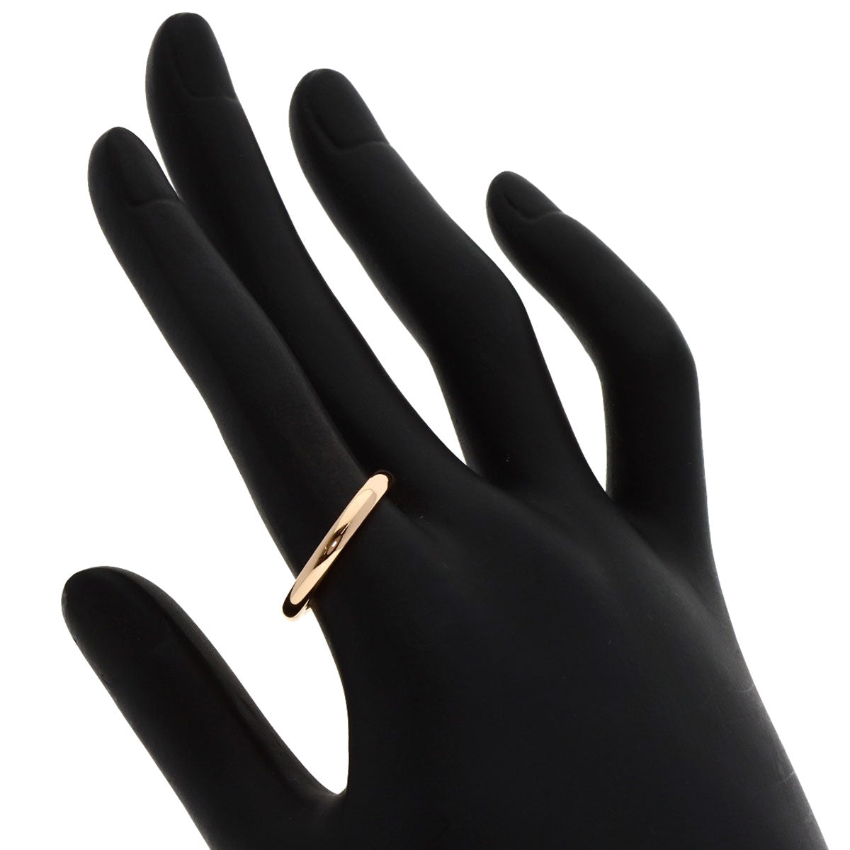 TIFFANY&Co. Stacking band Ring K18 Pink Gold Ladies [Used]