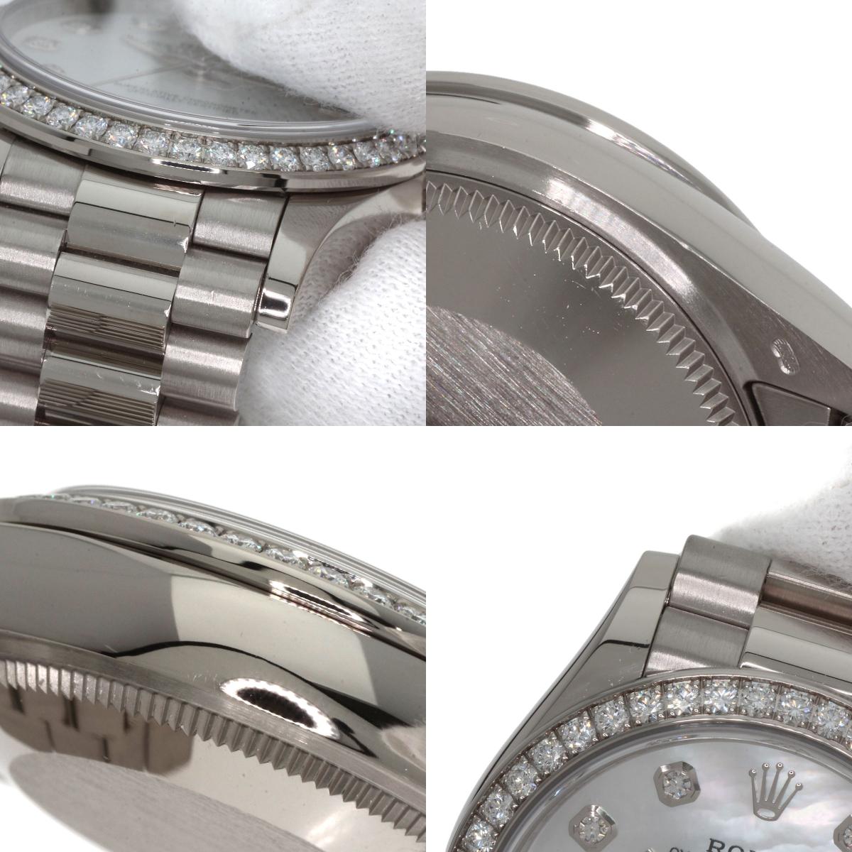 ROLEX Datejust 31 Bezel 10P Diamond Watches 278289RBR K18 White Gold/K18 White Gold Boys