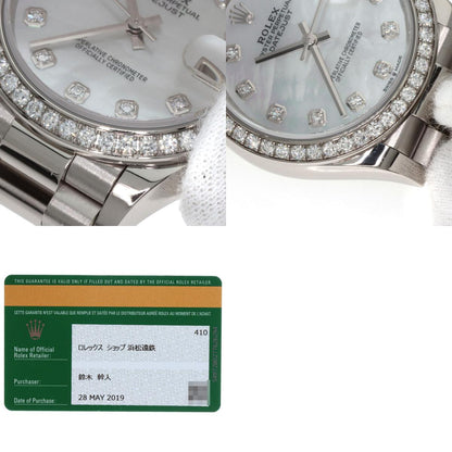 ROLEX Datejust 31 Bezel 10P Diamond Watches 278289RBR K18 White Gold/K18 White Gold Boys
