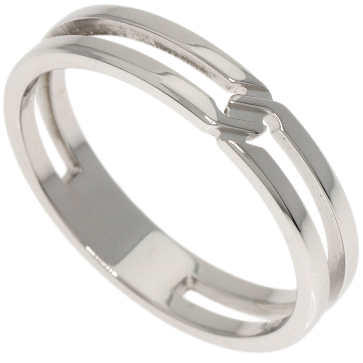 GUCCI Infinity #15 Ring K18 White Gold Ladies [Used]