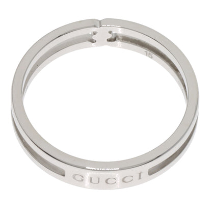 GUCCI Infinity #15 Ring K18 White Gold Ladies [Used]