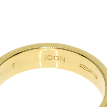 GUCCI Icon Ring #7 Ring K18 Yellow Gold Ladies [Used]