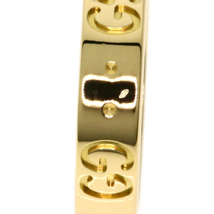GUCCI Icon Ring #7 Ring K18 Yellow Gold Ladies [Used]