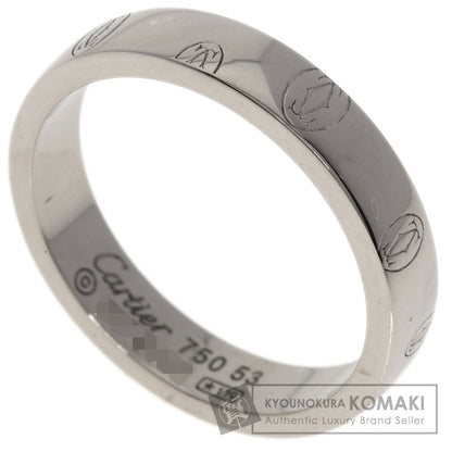 CARTIER Happy birthday # 53 Ring K18 White Gold Ladies [Used]