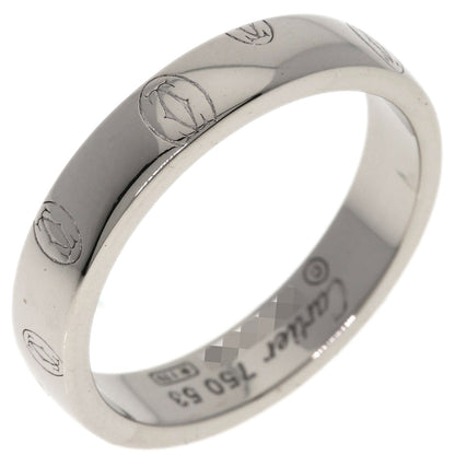 CARTIER Happy birthday # 53 Ring K18 White Gold Ladies [Used]
