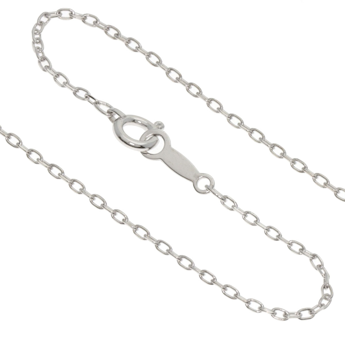 MIKIMOTO Cross diamond Necklace K18 White Gold Ladies [Used]