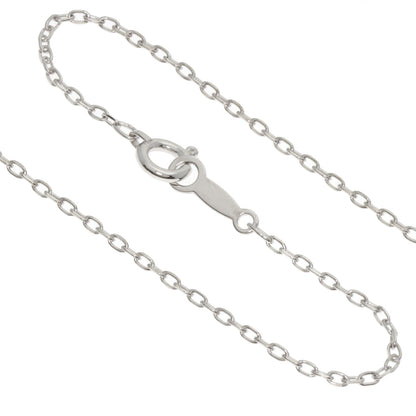 MIKIMOTO Cross diamond Necklace K18 White Gold Ladies [Used]