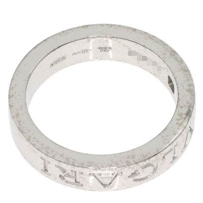 BVLGARI Double logo Diamond Ring K18 White Gold Ladies [Used]