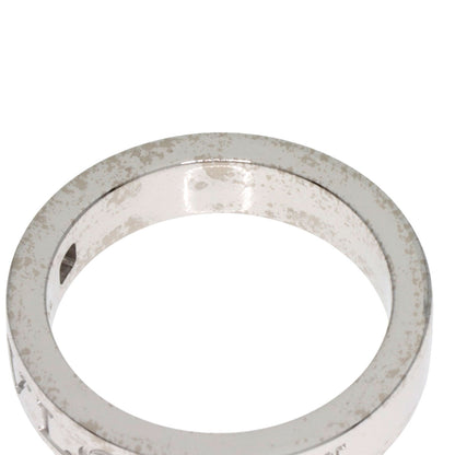 BVLGARI Double logo Diamond Ring K18 White Gold Ladies [Used]