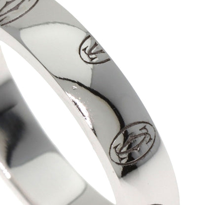 CARTIER Happy Birthday #51 Ring K18 White Gold Ladies [Used]