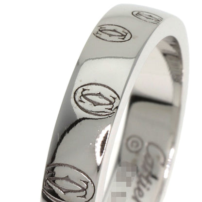 CARTIER Happy Birthday #51 Ring K18 White Gold Ladies [Used]