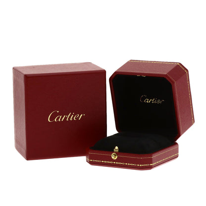 CARTIER Happy Birthday #51 Ring K18 White Gold Ladies [Used]