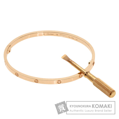 CARTIER Mini LOVE Bracelets #18 with Driver Bracelet K18 Pink Gold Ladies [Used]