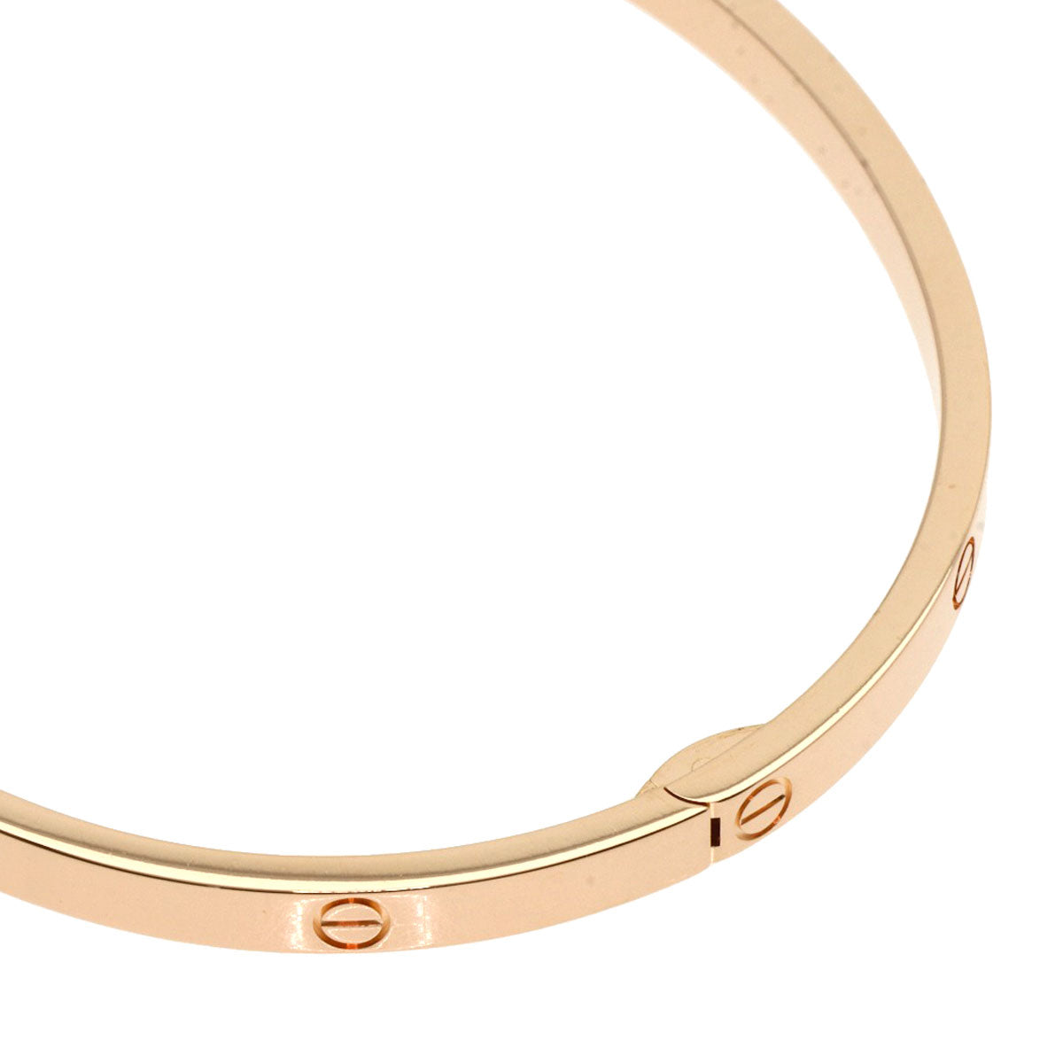 CARTIER Mini LOVE Bracelets #18 with Driver Bracelet K18 Pink Gold Ladies [Used]