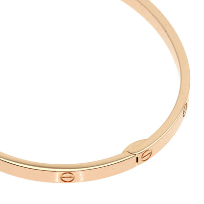 CARTIER Mini LOVE Bracelets #18 with Driver Bracelet K18 Pink Gold Ladies [Used]