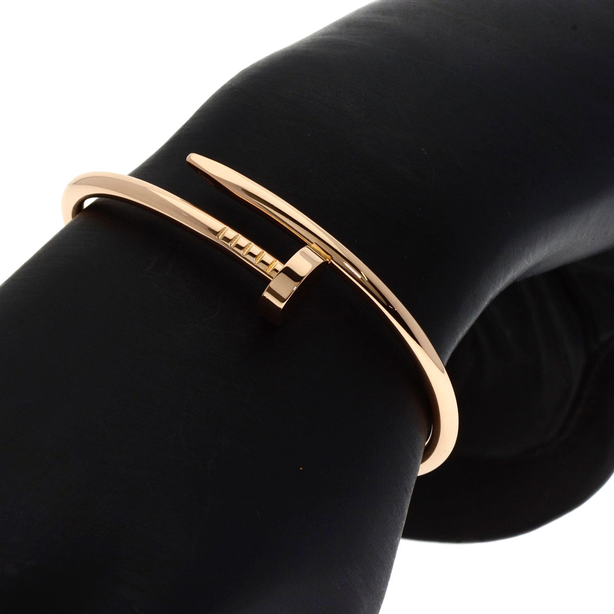 CARTIER Just Uncle # 16 Bracelet K18 Pink Gold Ladies [Used]
