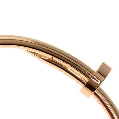 CARTIER Just Uncle # 16 Bracelet K18 Pink Gold Ladies [Used]