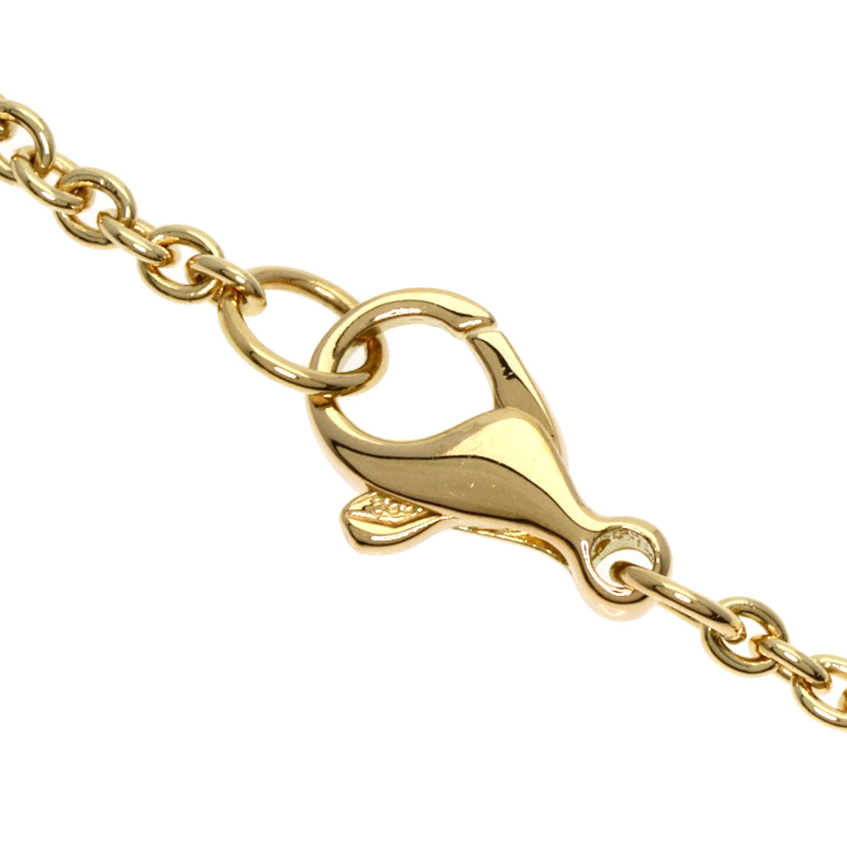 CHANEL Sur Signe Lapis Lazuli & Azure stone Necklace K18 Yellow Gold Ladies [Used]