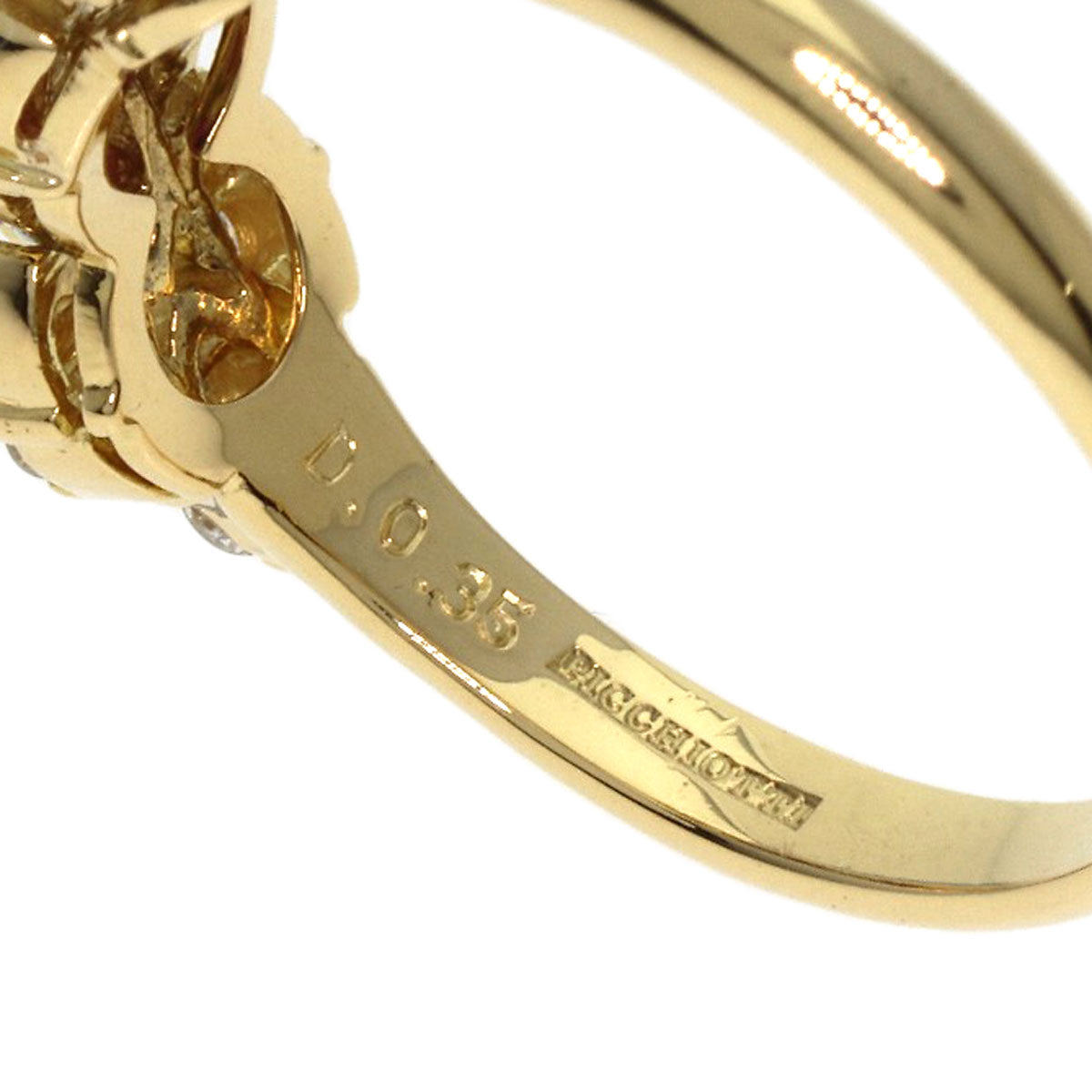 PICCHIOTTI Ruby Diamond Ring K18 Yellow Gold Ladies [Used]