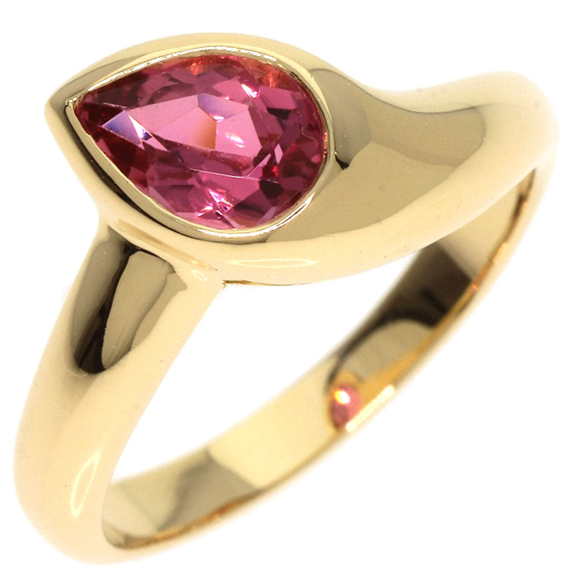 BVLGARI Pink　Tourmaline Ring K18 Yellow Gold Ladies [Used]