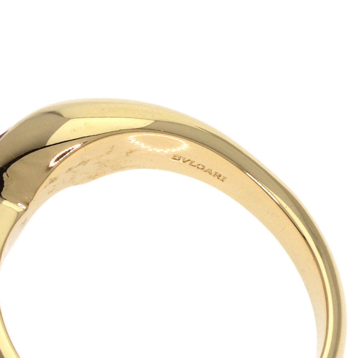 BVLGARI Pink　Tourmaline Ring K18 Yellow Gold Ladies [Used]