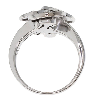 BVLGARI Chiclady 5 Disc Diamond #12 Ring K18 White Gold Ladies [Used]