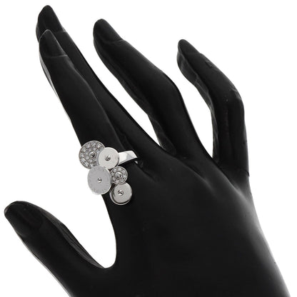BVLGARI Chiclady 5 Disc Diamond #12 Ring K18 White Gold Ladies [Used]