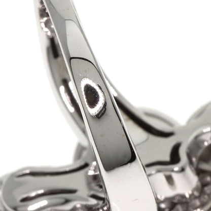 BVLGARI Chiclady 5 Disc Diamond #12 Ring K18 White Gold Ladies [Used]