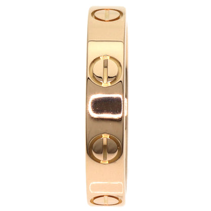 CARTIER mini love ring #50 Ring K18 Pink Gold Ladies [Used]
